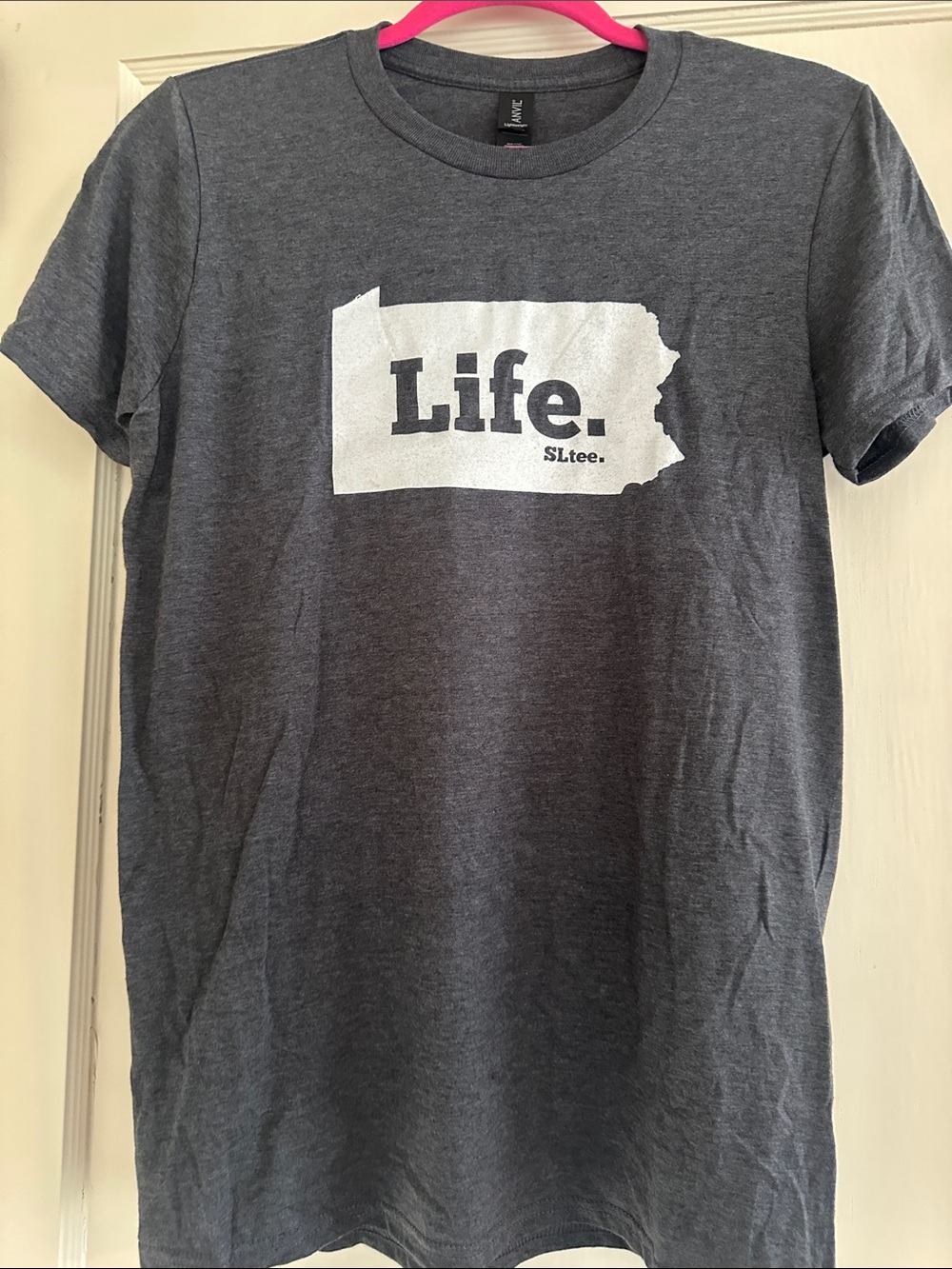 State Life Pennsylvania Graphic Short Sleeve Tee with White 'Life.' Graphic